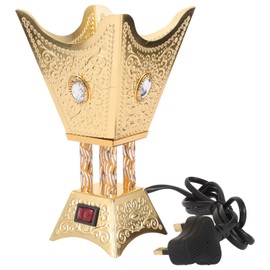 SEWACC Electric Incense Burner, Metal Bakhoor Burner Middle Eastern Style Electric Censer for Home Office Yoga Room Decor (UK Plug)