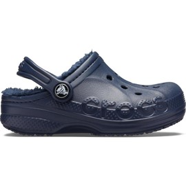 Crocs Unisex Children's Baya Lined Clog T Wooden Shoes, navy, 22/23 EU