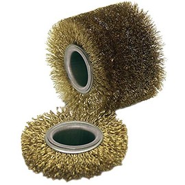 CS Unitec | PTX Steel Stranded Wire Wheels | Metal Grinder Tool Attachment | 4" Diameter x 1" Wide