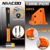 NAACOO Laminate/Vinyl Flooring Tools, Heavy Tapping Block, Heavy Pull Bar,