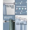 Skywin Shower Rod Cover - 2 Pack Silver 58 In