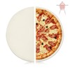 19.8'' Half-Moon Ceramic Heat Deflector Plates for Kamado Joe Accessories
