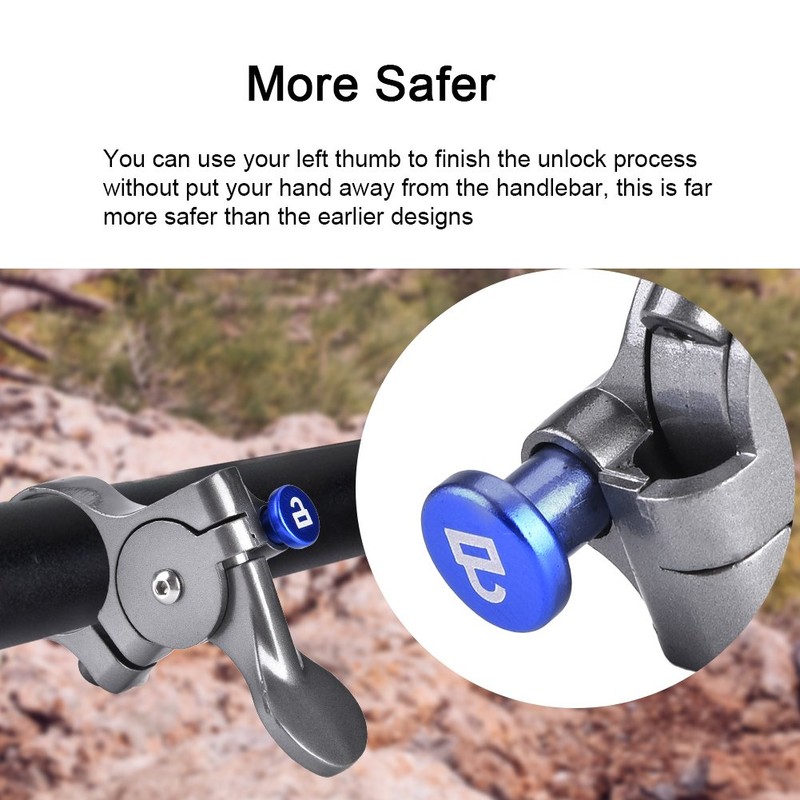 Alomejor Bicycle Remote Locking Lever Bicycle Spring Fork Remote Locking