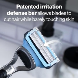 Gillette Gillette SkinGuard Razors, 1 Gillette Razor, 4 Razor Blade Refills, Designed for Men with Skin Irritation, Razor Bumps, and Sensitive Skin