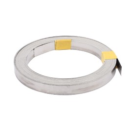 Rebower Flat Heater Wire Nichrome High Resistance Stability,[for Heating Elements Machine] - 49Ft(15m) x 0.2 x 10mm/1 Pcs