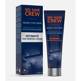 No Hair Crew Men's Hair Removal Intimate Cream for Body Sensitive Areas, 100ml, 1 unit