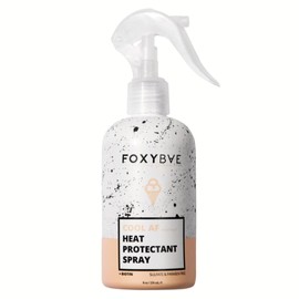 FoxyBae Heat Protectant Spray - Thermal Hair Styling Mist for Curling Iron & Blow Dryer - Prevents Frizz, Damage & Breakage, 8oz
