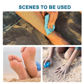 Wzsipod Beach Sand Removal Bag | Beach Sand Remover |Gentle, Skin-Friendly & Talc-Free | Safe & Effective Sand Cleaning | Essential Family Beach Accessory-Whale Pattern