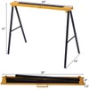 Casart 2PCS Sawhorse Pair, Portable Saw Horses with Folding Legs