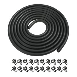 ESEWALAS 20pcs Fuel Line Kit,9.85 Feet 1/4 Inch ID Fuel Line Hose,2/5" (11mm) ID Hose Clamps,Suitable For Motorcycle Small Engines,Tractors,Mowing Machine,Snow Machine.