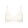 Sloggi Women's Zero Feel Bliss Soft Bra, Silk White