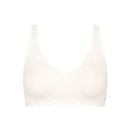 Sloggi Women's Zero Feel Bliss Soft Bra, Silk White