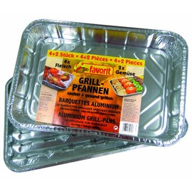 favorit 2080 Aluminium Combination Grillpfannenset