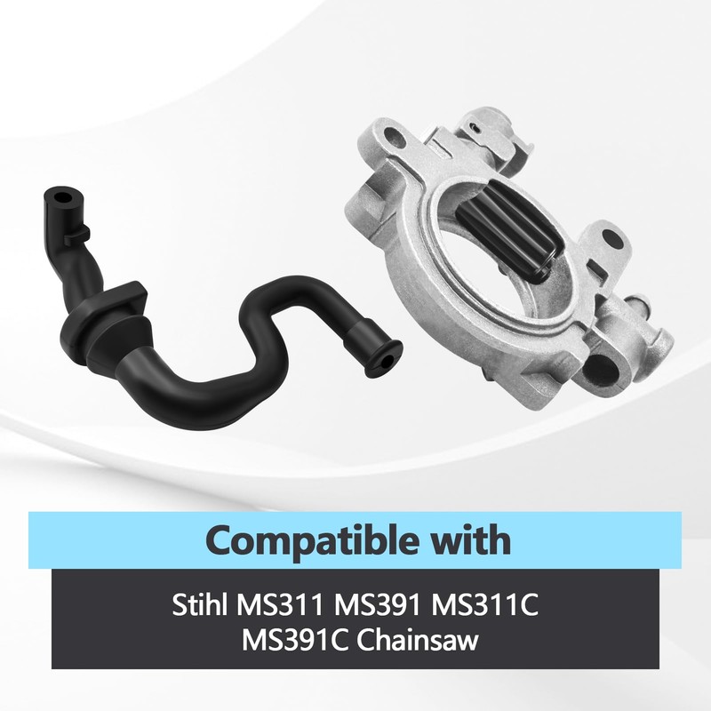 MS311 MS391 Oil Pump Oiler Worm Gear Kit Compatible with