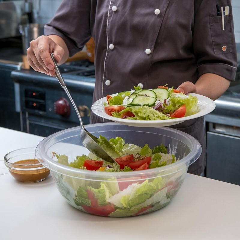 OPTIVICE Plastic 5L Salad Spinner Large | Large Capacity with