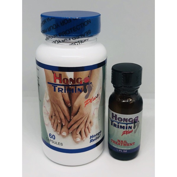 Hongo Trimin Capsules Nail Treatment Liquid Drops Relief Anti Fungas Zana Unas