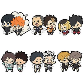 Megahouse - Haikyu!!, Rubber Mascot Buddy-Colle (Complete Set)