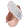 Makeup Case Rotatable Mirror Lid Dimmable LED Light Portable Cosmetic