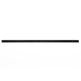 PEC Tools 401-024EZ, 24 Inch Flexible Ruler, 4R (8ths, 16ths 32nds, 64ths),Made in US, Stainless Steel, Black Chrome