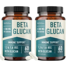 SM Beta Glucan 1 3 1 6 Beta Glucan 60 Capsules 2x / SM 베타글루칸 1 3  1 6 Beta Glucan 60캡슐 2개