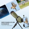 asika 20-60x80 Spotting Scopes for Bird Watching, BAK4 Waterproof Spotting
