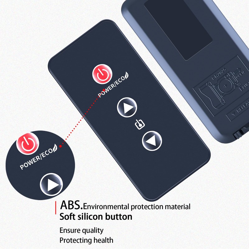 ZWP Replacement Remote Control for AMZ Basics Portable Space Heater