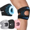 Sports Patellar Tendon Knee Brace for Women: Running, Exercise, Jump Rope Support One Size/Black Single 10ea