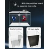 iPriro Fish Tank, 3 Gallon Ultra-Clear Glass Fish Aquarium, with
