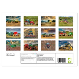 Agriculture - the future is digital (Monthly Wall Calendar 2025 11.7" x 16.5" (open)), CALVENDO 14 Month Calendar