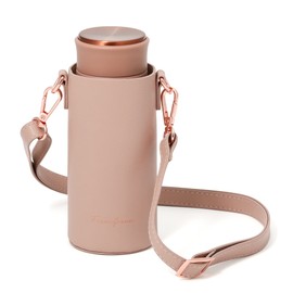 Francfranc Matte Stainless Steel Bottle Holder Set, 350ml, Pink