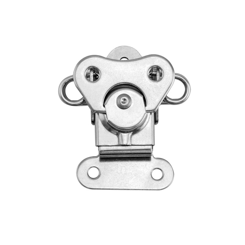 QWORK 8 Pack 2" x 1-1/2" Stainless Steel Twist Latch