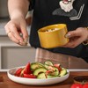 Adewnest Ceramic Salt and Pepper Bowl Set of 2 -