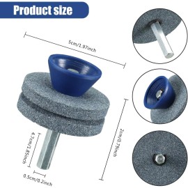 LAVIZO New Universal Wear Resistant Lawn Mower Blade Sharpener, Quality Double...