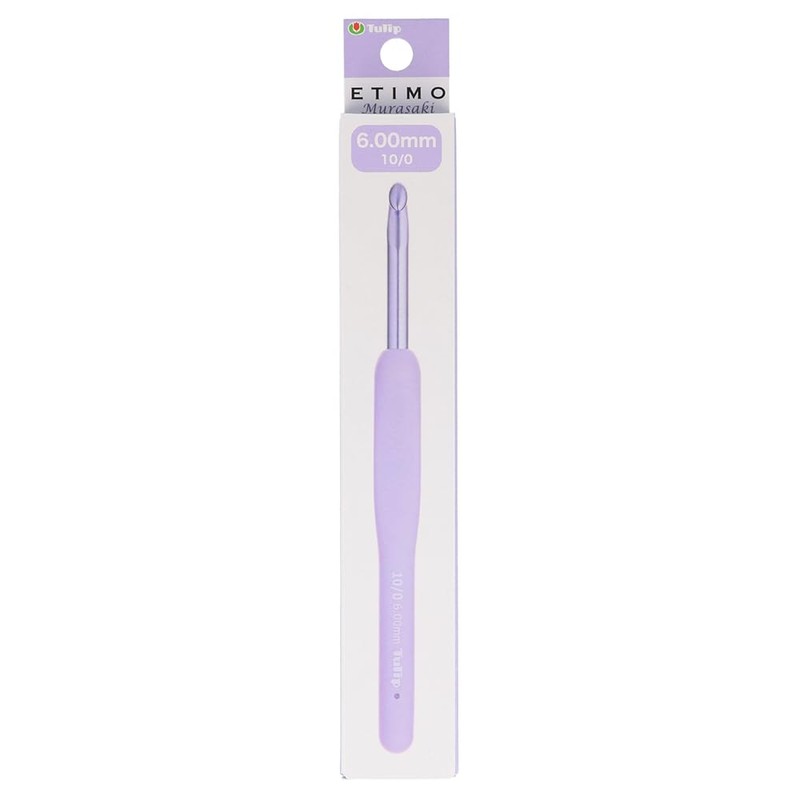 Tulip Etimo Murasaki Crochet Hook Soft Grip 6.00 mm -
