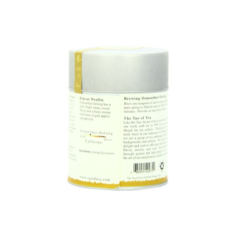 The Tao of Tea, Osmanthus Oolong Tea, Loose Leaf, 2.5