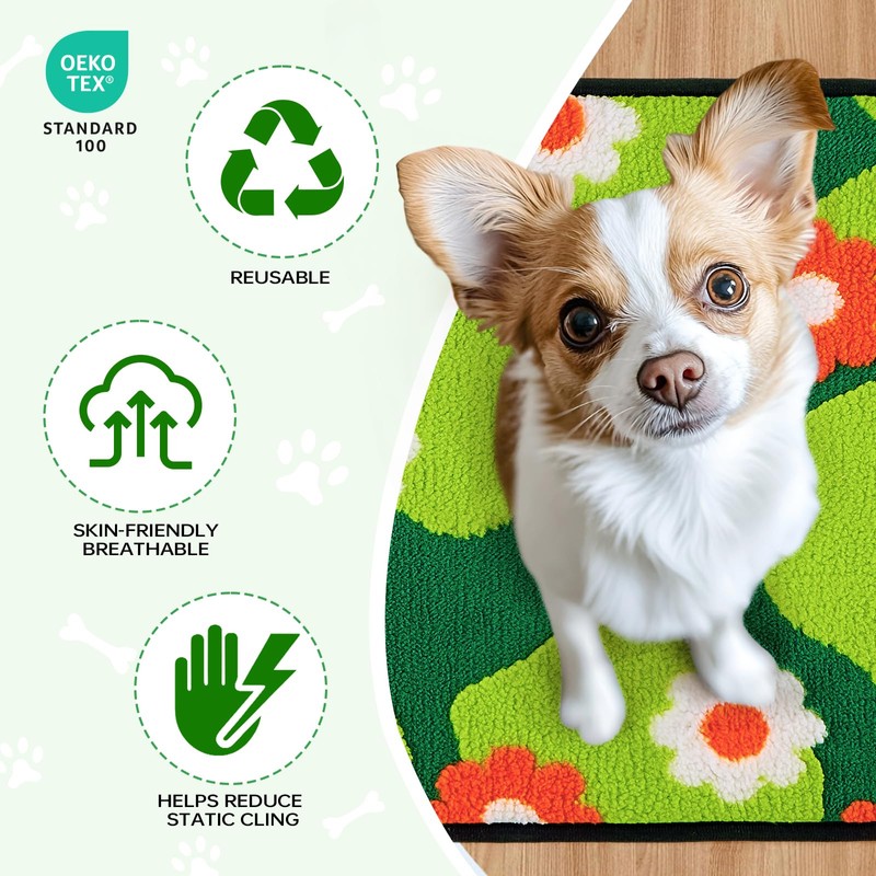 Reusable Puppy Pads for Small Dogs, Washable Pee Pads with