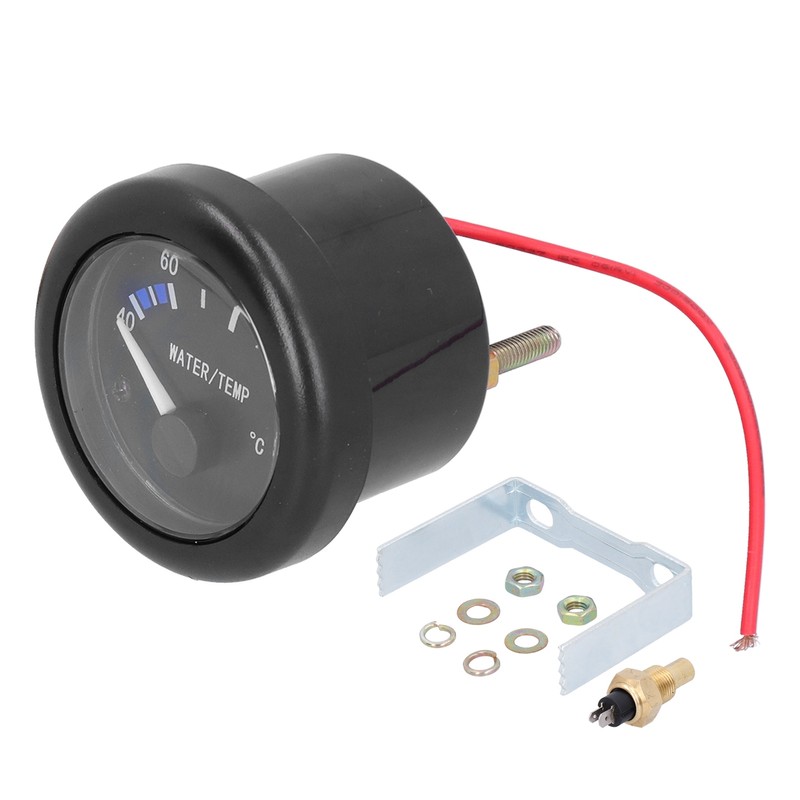 Marine Water Temperature Gauge 40‑120℃ LED Backlight with Alarm Sensor