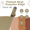 Tintnut Sand HTV Vinyl - 10 inches x 6ft Heat