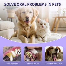 Pack of 3 Teeth Cleaning Dog Pen, Pet Oral Repair Gel Pen for Dogs, Cleaning Pen for Pet Toothbrushes, Improving Bad Breath, Fighting Tartar