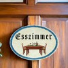 Kaltner Präsente Gift Idea Wooden Gift Item Decorative Door Sign
