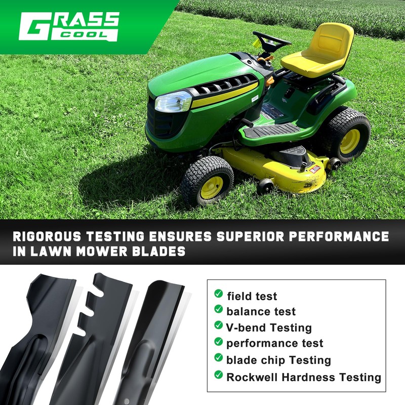 Grasscool GX21784 48 inch Mower Mulching Blade for John Deere