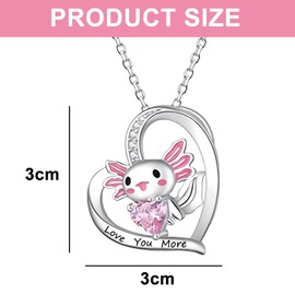 Trifletopia Cute Crystal Pendant Necklace for Girls & Boys – Perfect Jewelry Gift for Daughter, Son, Granddaughter, Niece – Ideal Birthday Gift – Kawaii Gifts for Kids – Charming Cute Stuff