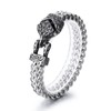 Klapgo Gothic Stainless Steel Retro Eagle Bracelet for Men and