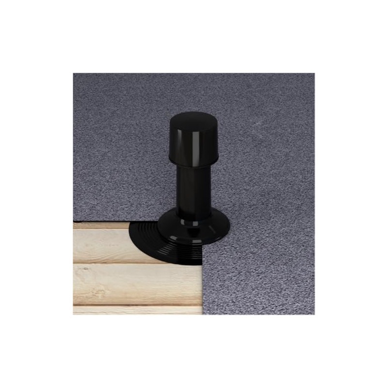 Roof aerator, flat roof ventilator, vent stone for welding board,