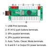 EG STARTS 1 Spieler USB LED Encoder zu PC-Spiele Blaue
