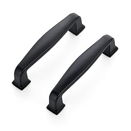 Ravinte 5 Pack Solid 3 Inch Kitchen Cabinet Handles Matte Black Cabinet Pulls Black Drawer Pulls Kitchen Cabinet Hardware Kitchen Handles for Cabinets Cupboard Handles Drawer Handles