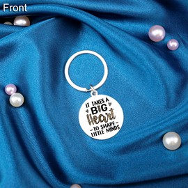 Christmas Gifts for Teacher Women Best Thank You Teachers Appreciation Gifts Ideas for Birthday Back to School Gift for New Teacher Mentor from Student Cute Key Chains Present Under 10 Dollars