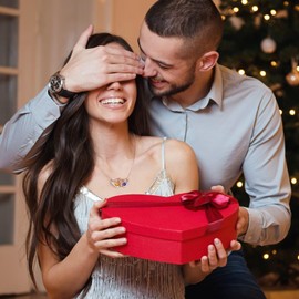 Iefil Gifts for Women - Double Rose Heart Necklace, Anniversary Birthday Gifts for Wife Girlfriend Mom| January & September Birthstone Necklace, Garnet & Sapphire Jewelry