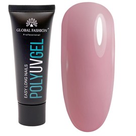 Global Fashion Professional Poly Nail UV Gel - Long-Lasting, Durable, and Easy-to-Use Nail Enhancements | (18, 30g)