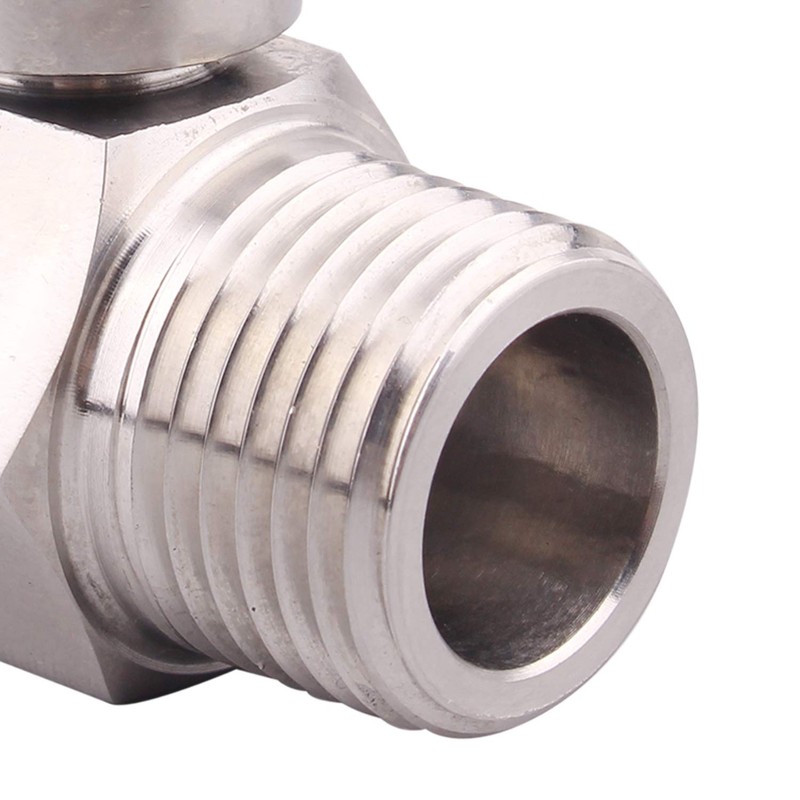 DERNORD 1/2" Stainless Mini Ball Valve Female x Male NPT